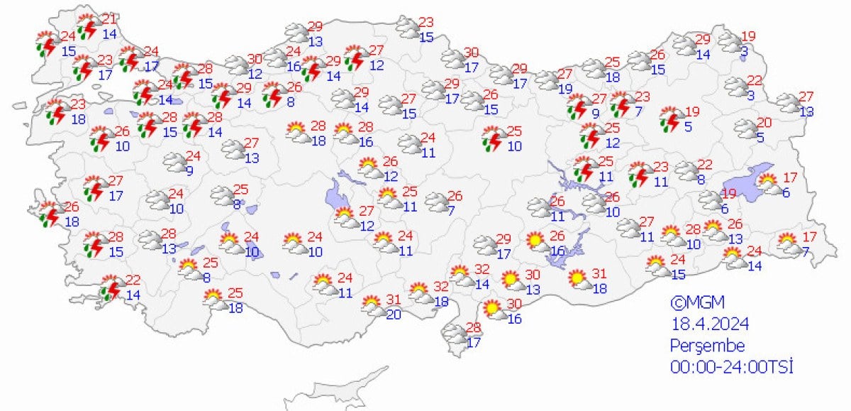 1713147369 333 Sicakliklar mevsim normallerinin 10 derece uzerine cikacak