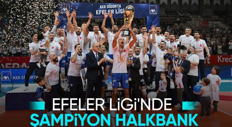 1713397509 Fenerbahceyi yenen Halkbank Efeler Liginde sampiyonluga ulasti