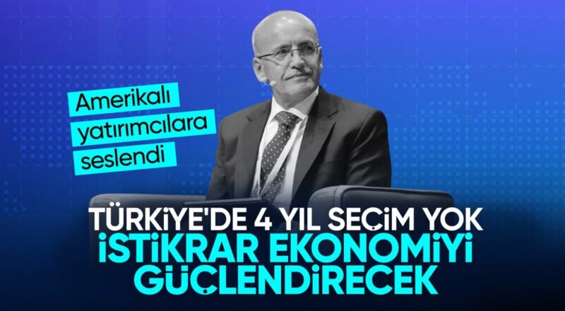 1713397742 Mehmet Simsek yerel secimin ardindan ilk yatirimcilar toplantisini ABDde yapti