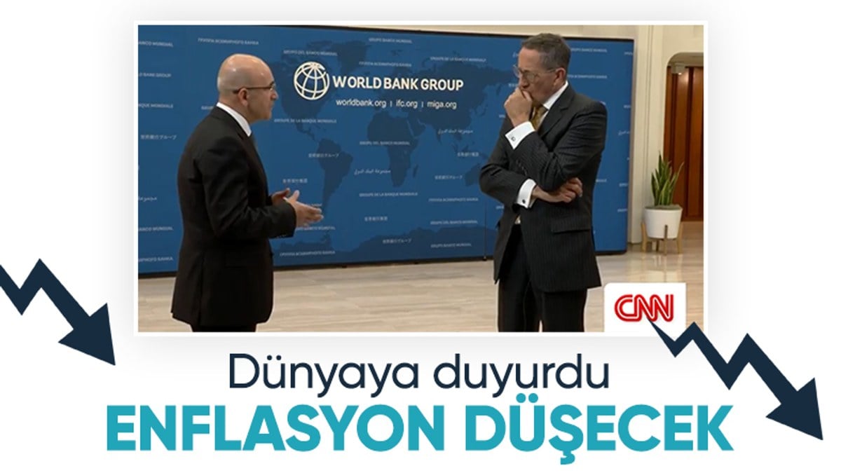 Mehmet Simsekten CNN Internationalda net mesaj Enflasyon dusecek